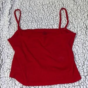 brandy ribbed tank top